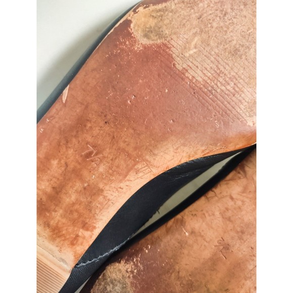 Madewell Frances Skimmer Leather Pointed Toe Slip On Loafers Shoes Black Sz 7.5 - Picture 10 of 11